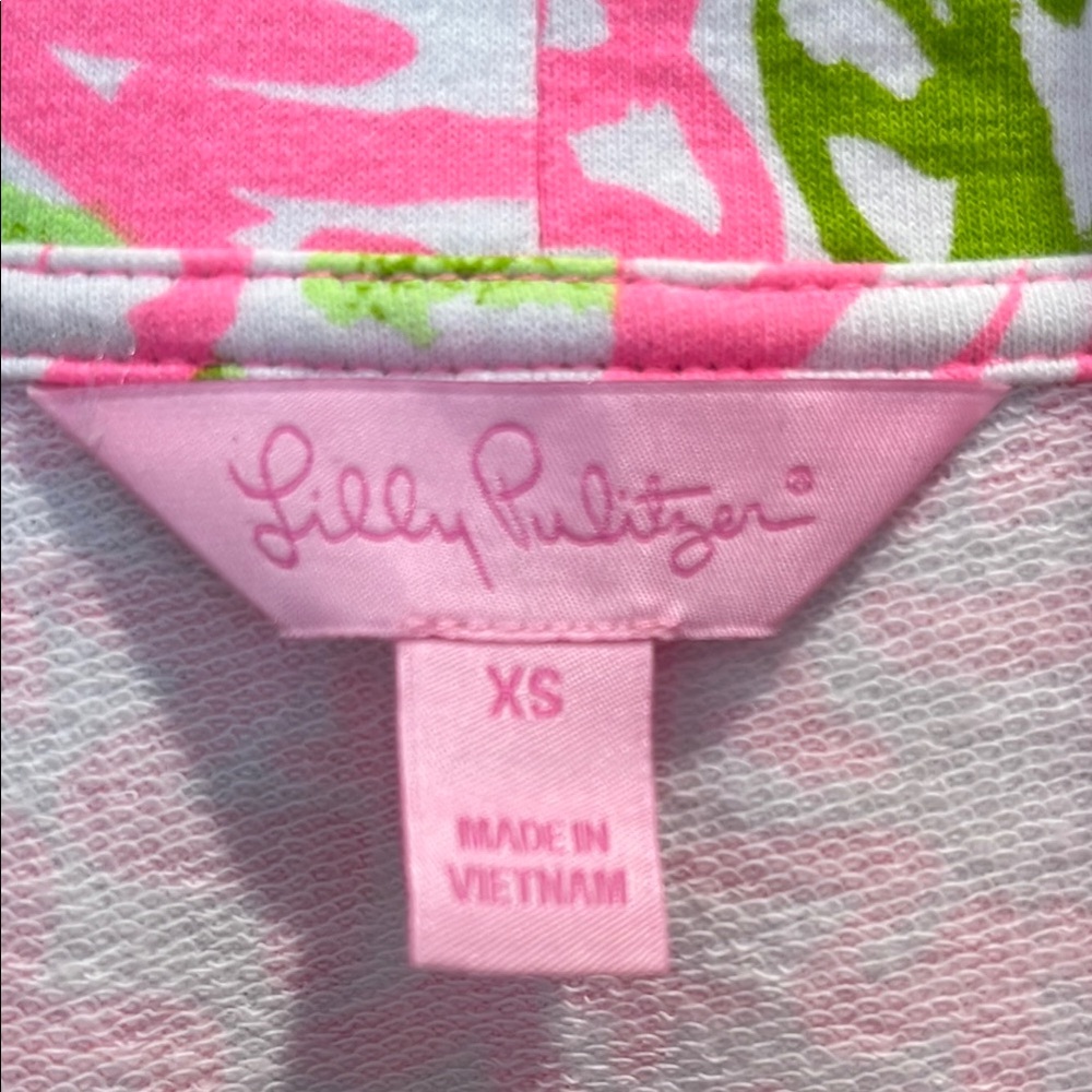 Pink and Green Patterned Pullover - image 2
